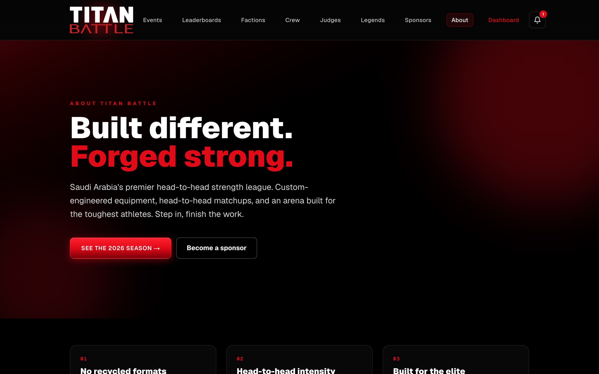 TITAN BATTLE — One bilingual brand experience, English and Arabic